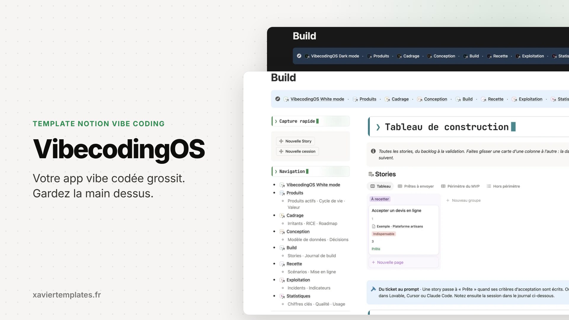VibecodingOS : votre app vibe codée grossit, gardez la main dessus